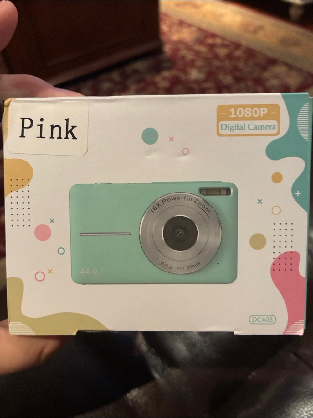 Compact 1080P Digital Camera - PINK